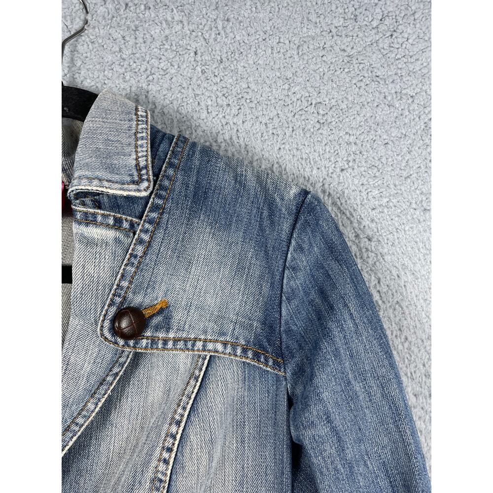 Carol's Denims Women's Denim Jacket Y2K Size M - Picture 6 of 8